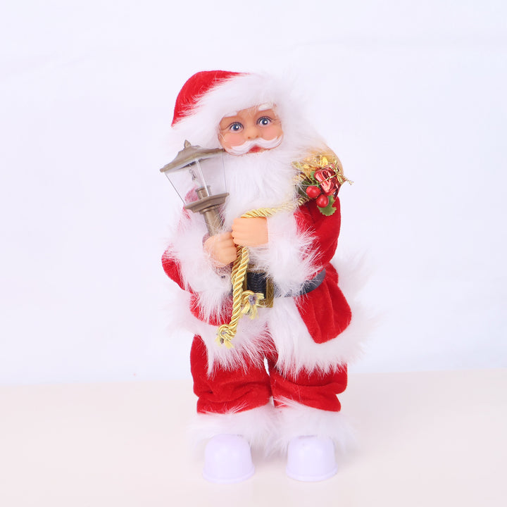Decorative Santa Claus figure with candy