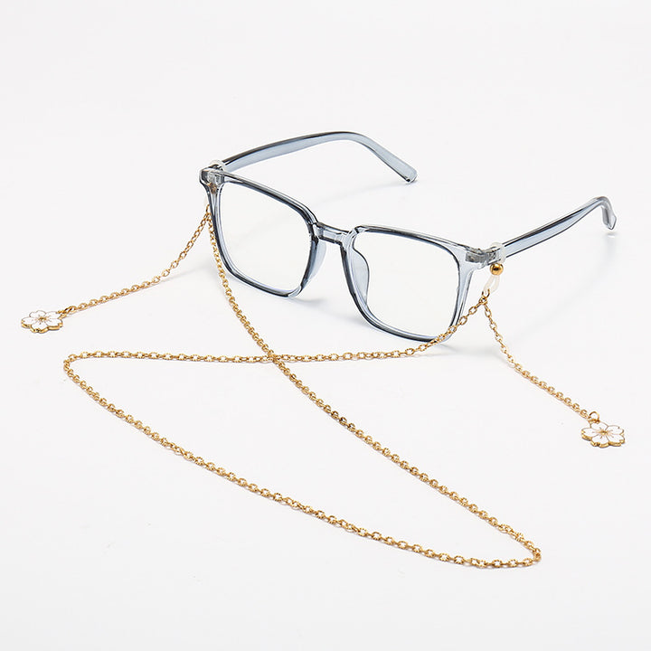 Decorative Eyewear with Star Charm Chain Bowlift