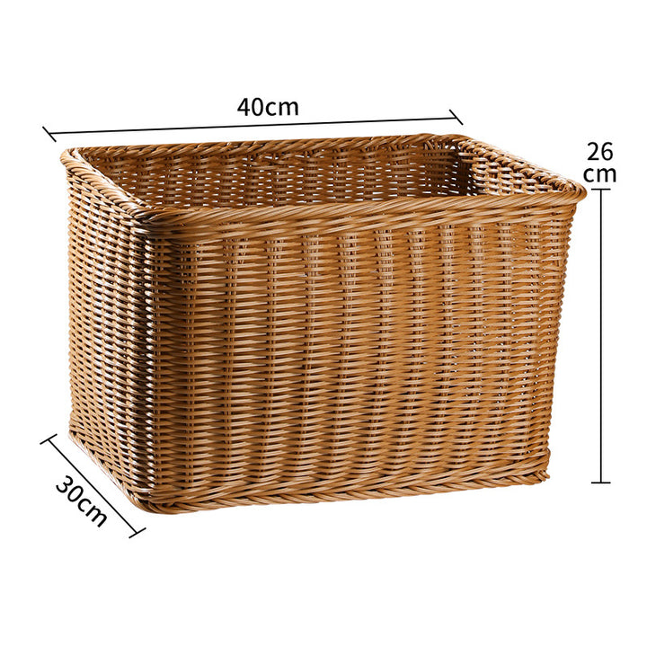 Premium Handwoven Wicker Storage Bin Bowlift
