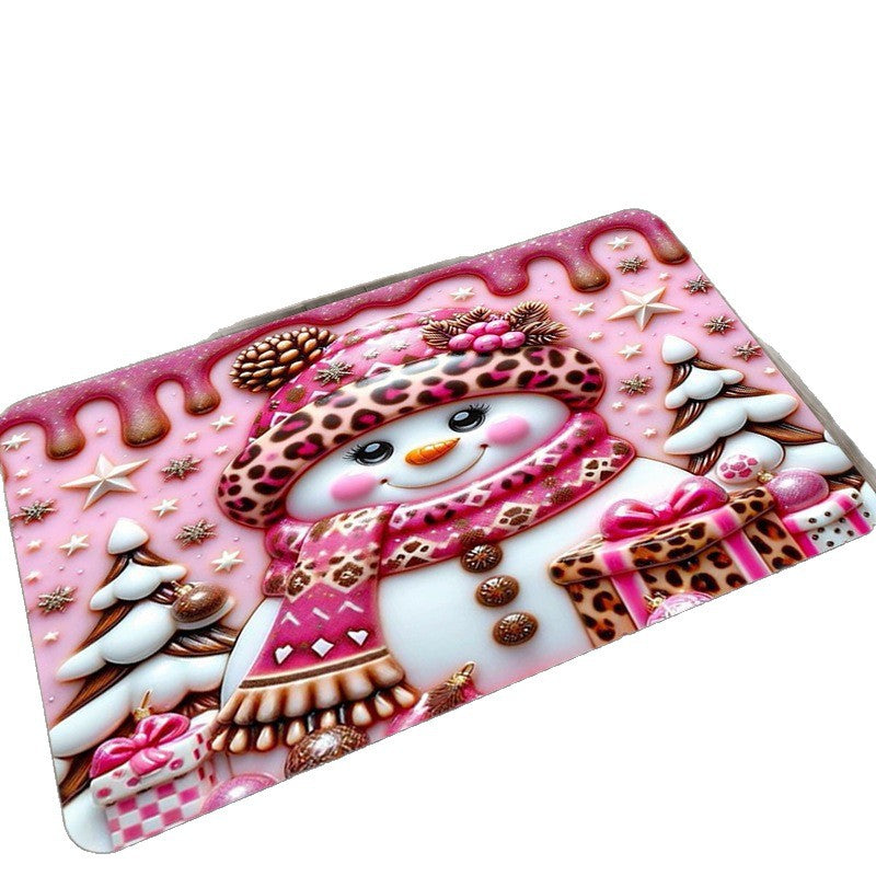 Grinch Christmas Themed Doormat Bowlift