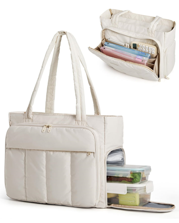Insulated lunch bag with practical compartment system Bowlift