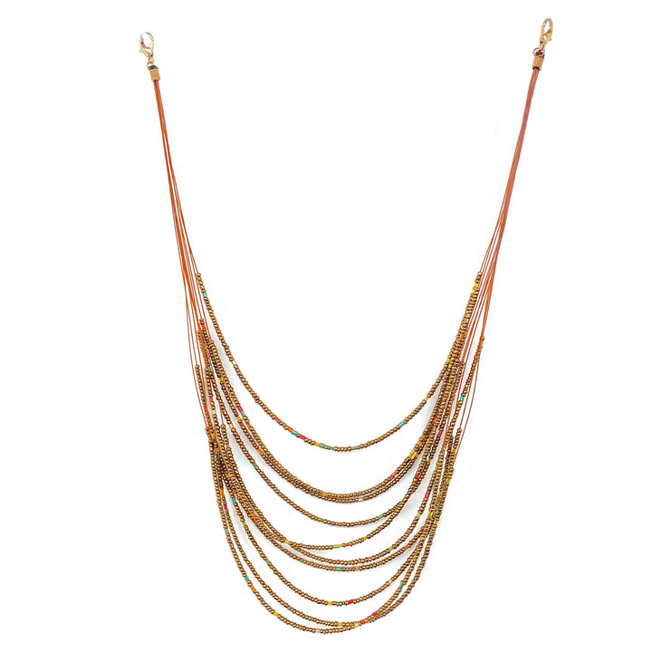 Multilayered Beaded Necklace Bowlift