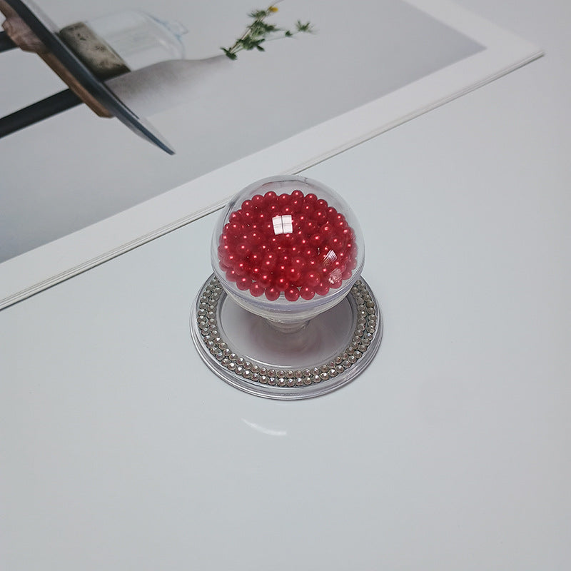 Decorative Beaded Cosmetic Mirror Bowlift
