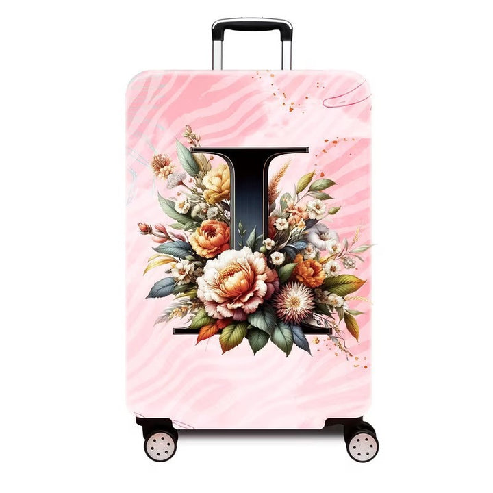 Ladies hard shell suitcase with luxurious floral design Bowlift