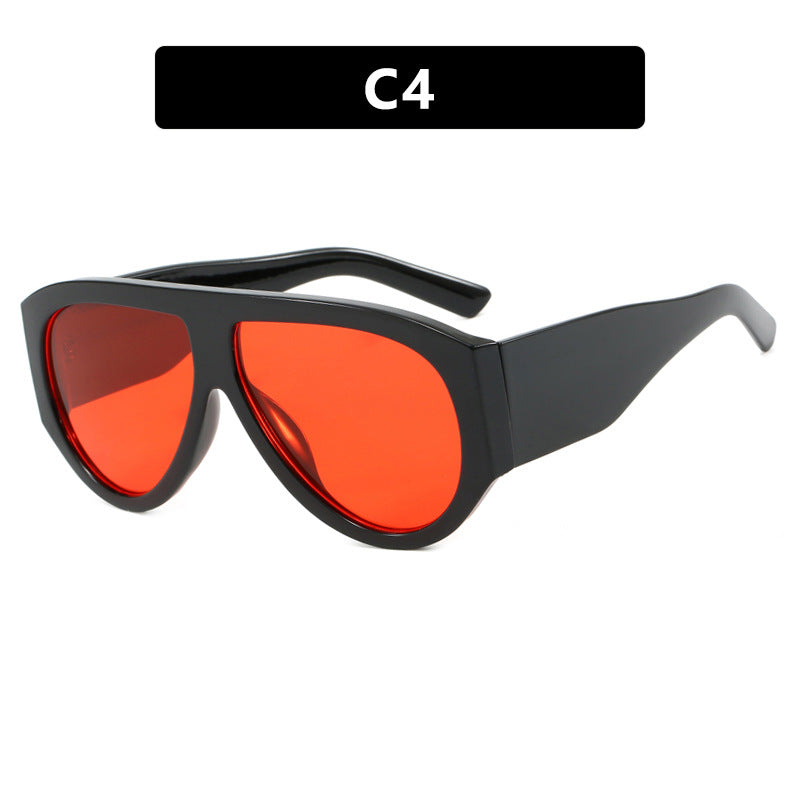 Ladies fashionable sunglasses in modern design with wide frame Bowlift