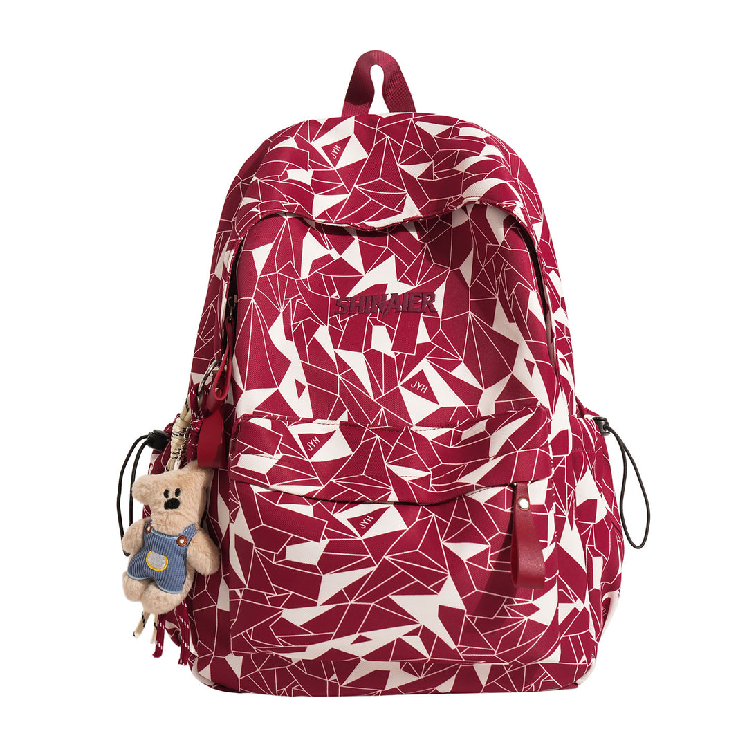 Geometric Pattern Casual Backpack Bowlift