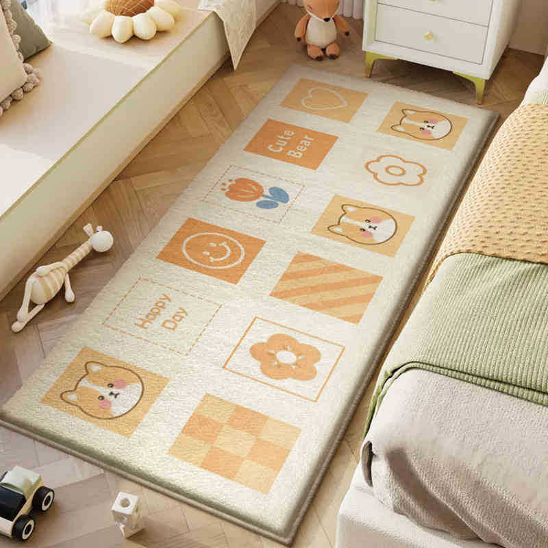 Playful Lion-Themed Area Rug