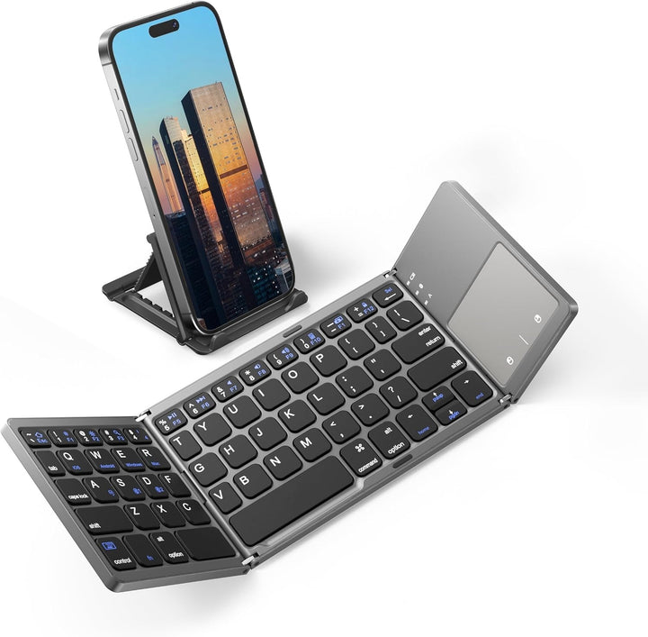 Foldable Wireless Touchpad Keyboard Bowlift