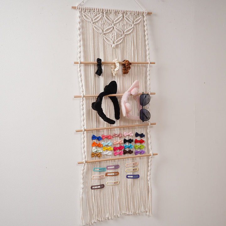 Macramé Wall Hanging Decor with Artistic Design Bowlift