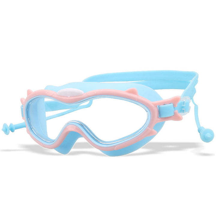 Waterproof swimming goggles with adjustable nose piece Bowlift