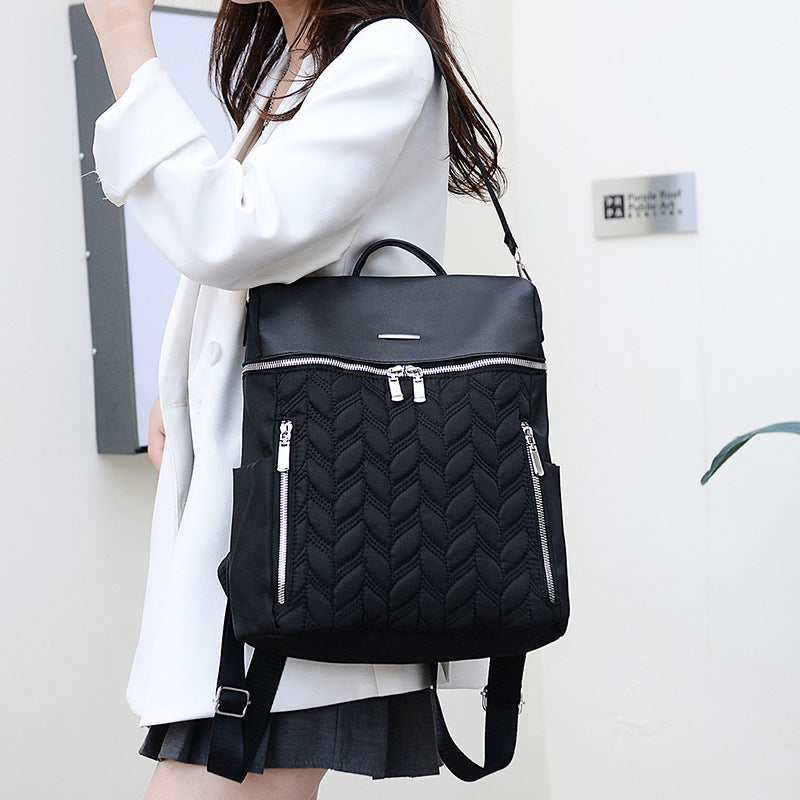 Quilted Multi-Purpose Backpack Bowlift