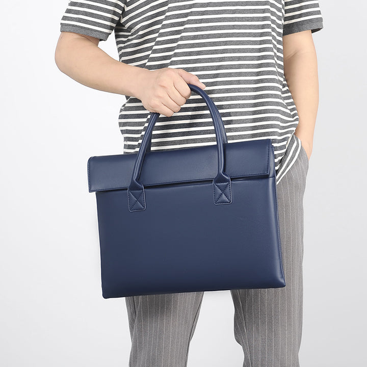 Elegant Briefcase with Structured Design Bowlift