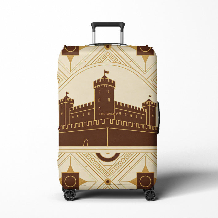 Women's Travel Trolley Bowlift with elegant baroque pattern