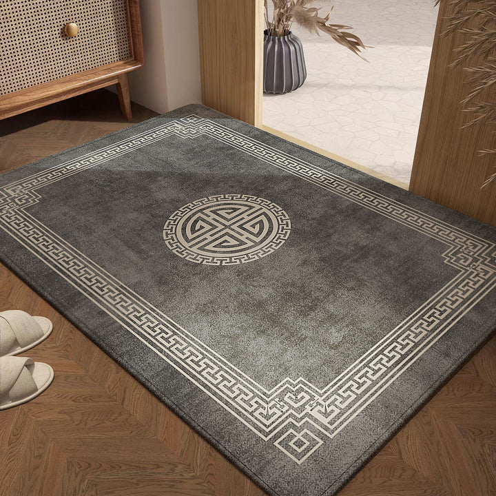 Elegant Geometric Design Area Rug