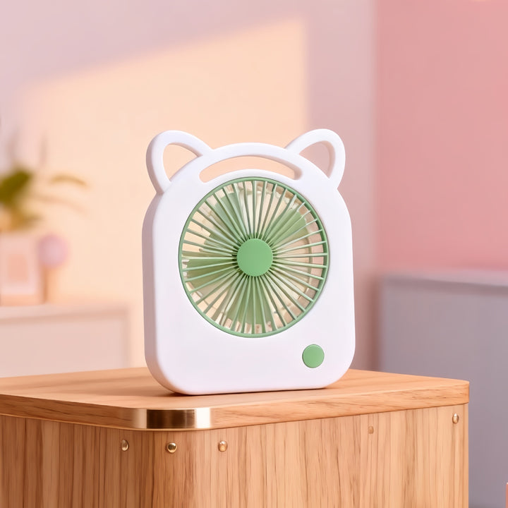 Portable Hand Fan in Cute Cat Ear Design Bowlift