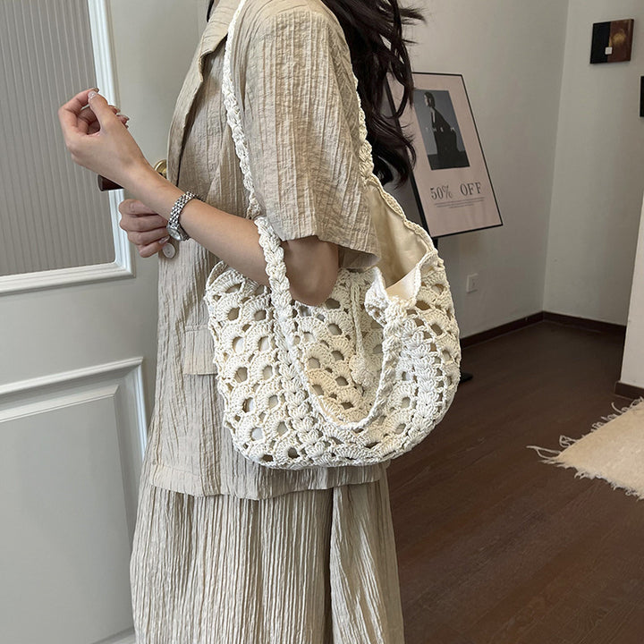 Handmade Macrame Shoulder Bag Bowlift