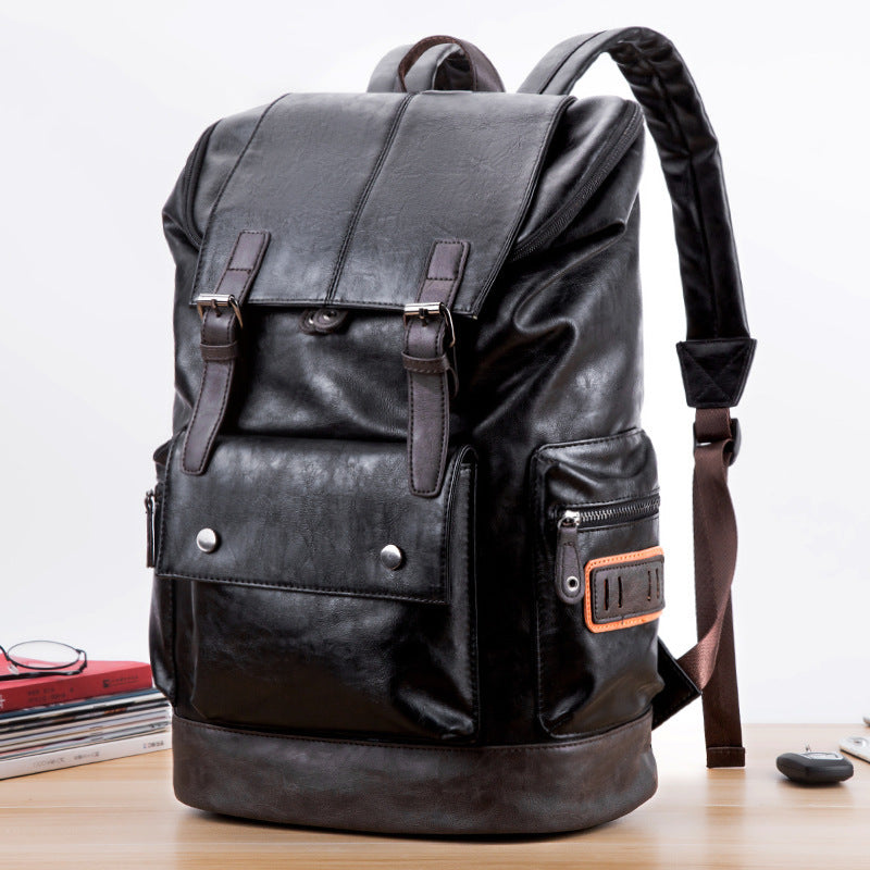 Durable and Elegant Backpack Made of High-Quality Faux Leather Bowlift