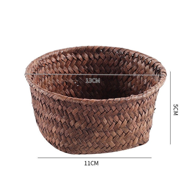Handmade Natural Fiber Storage Basket Bowlift