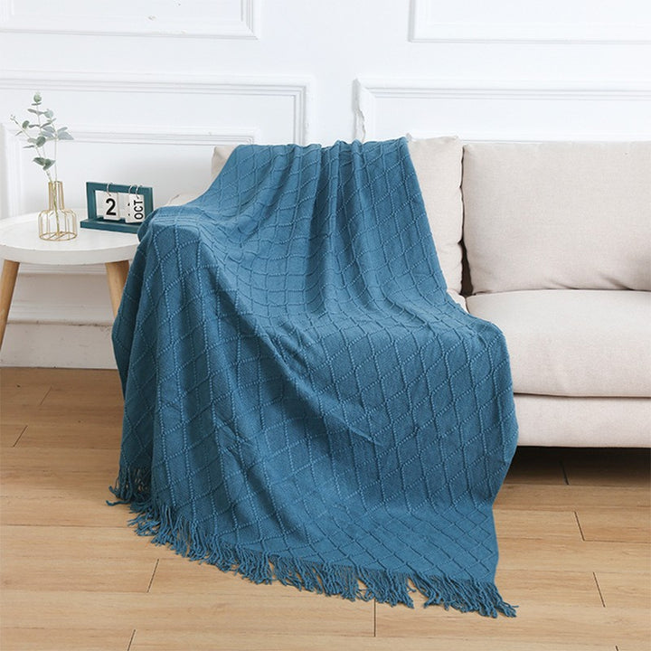 Luxurious Textured Knit Scarf Bowlift