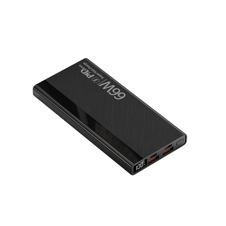 Portable Multi-Slot Power Bank with Digital Charging Status Indicator Bowlift