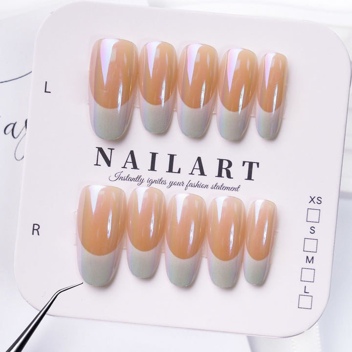 Artificial nails with holographic effect Bowlift