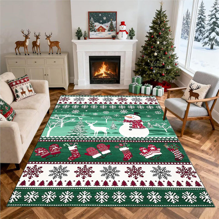 Christmas-Themed Area Rug Bowlift