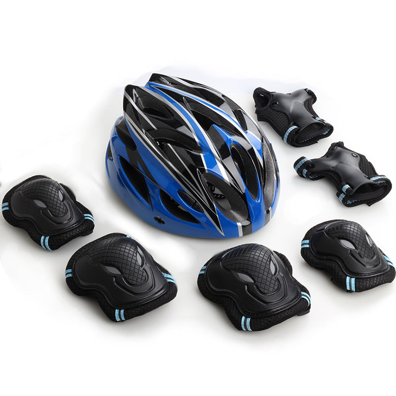 Multi-Protection Cycling Helmet and Pad Set Bowlift