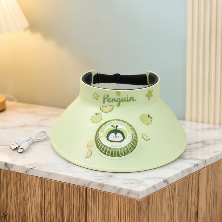 Women's Portable Neck Fan with Animal Design Bowlift