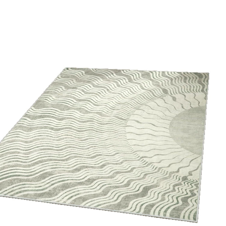 Artistic Wave Pattern Area Rug Bowlift