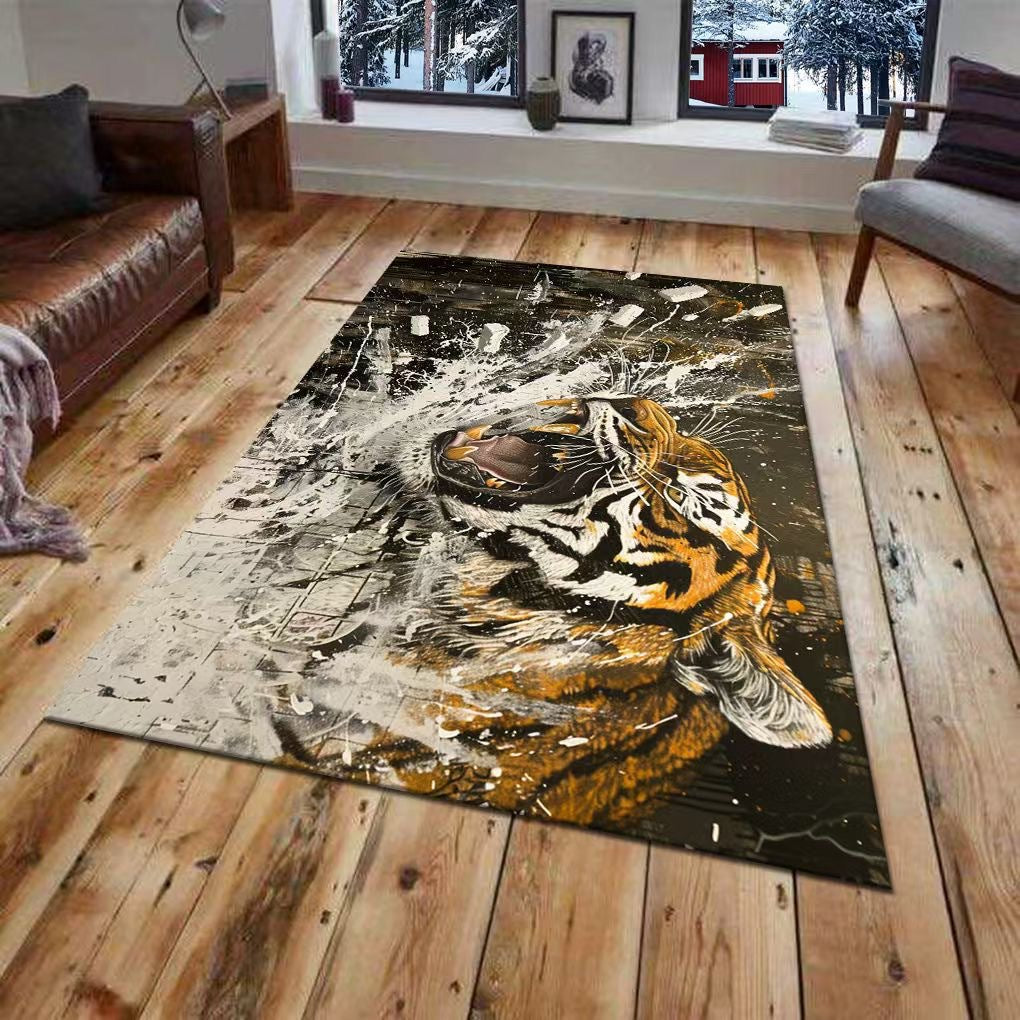 3D Printed Tiger Wall Mural Bowlift
