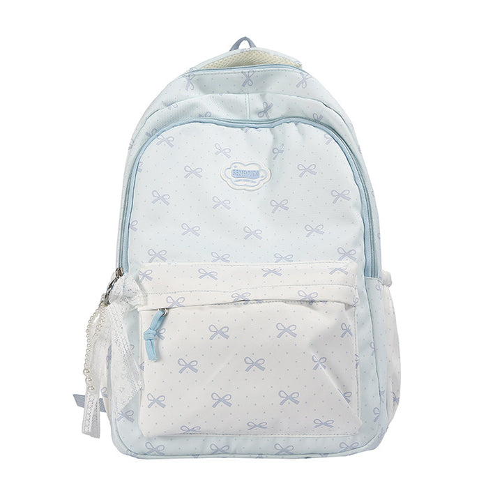 Whimsical Bow Print Backpack