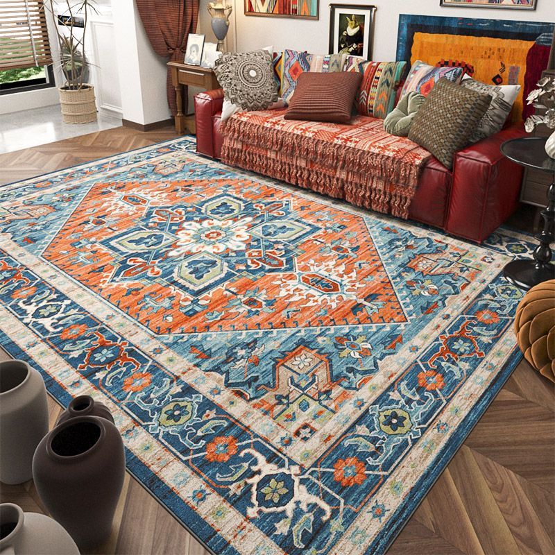 Geometric Pattern Area Rug Bowlift