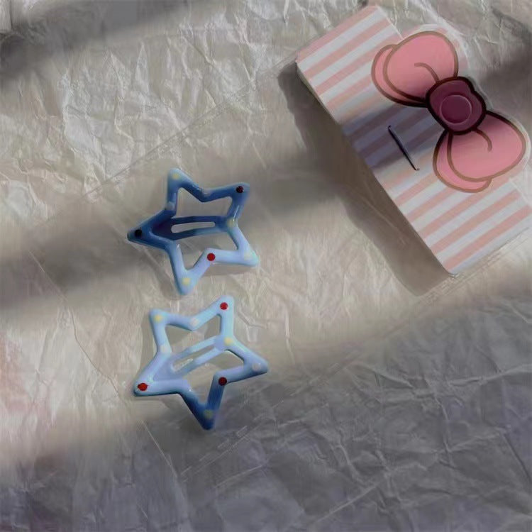 Playful Star-Shaped Hair Clips Bowlift