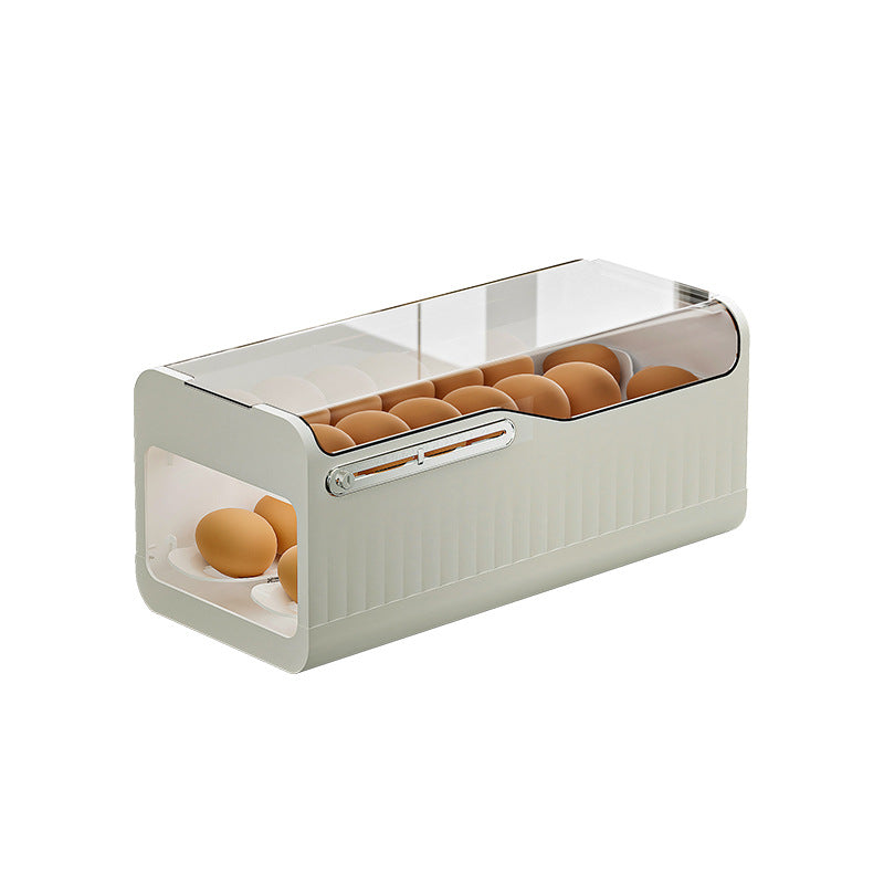 Countertop Transparent Airtight Large-Capacity Egg Storage Organizer Bowlift
