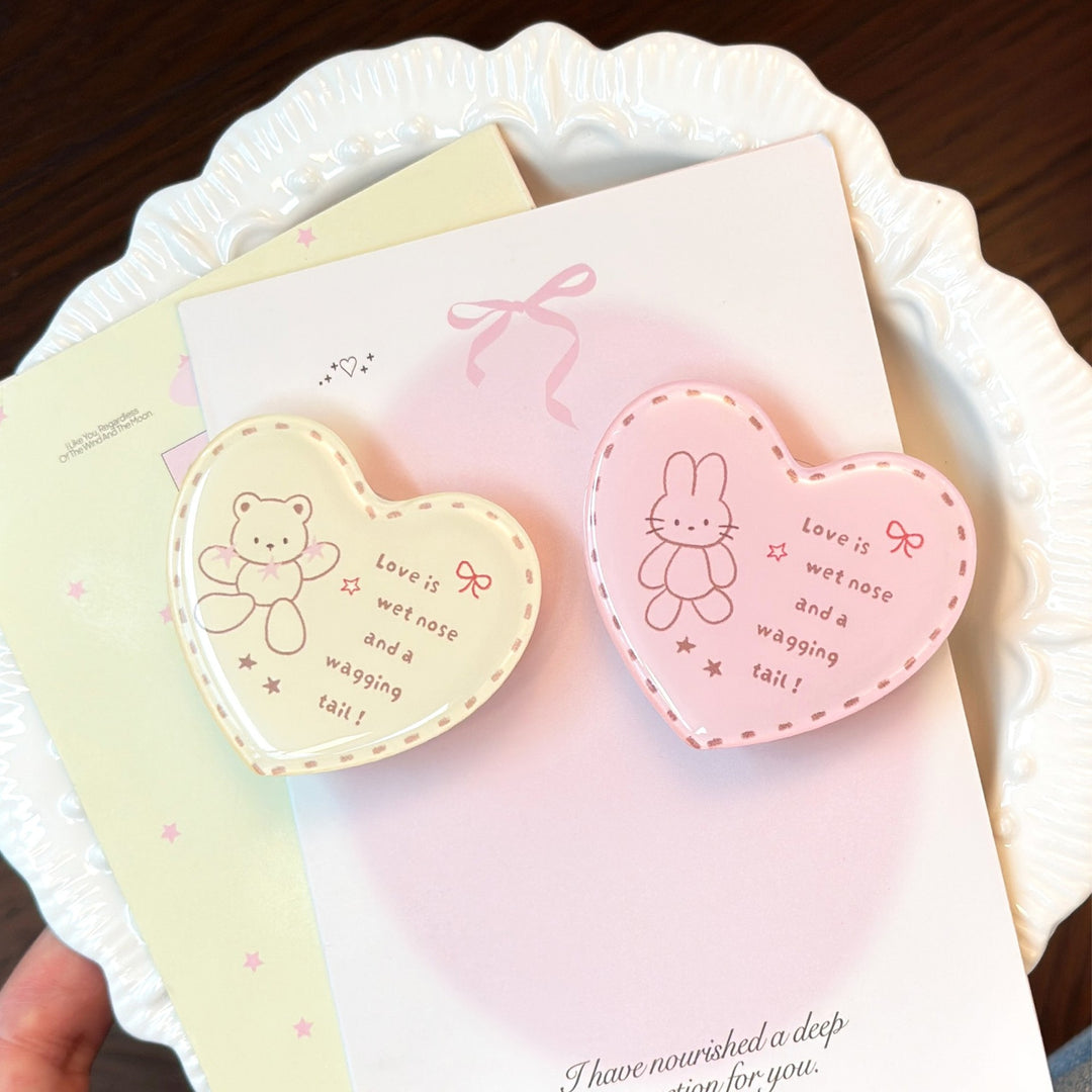 Heart-shaped ceramic Bowlift