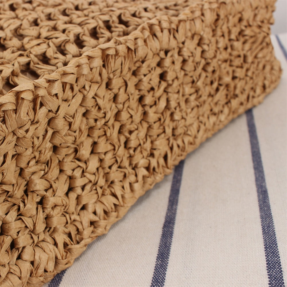 Braided Shopping Bag in Minimalistic Design Bowlift