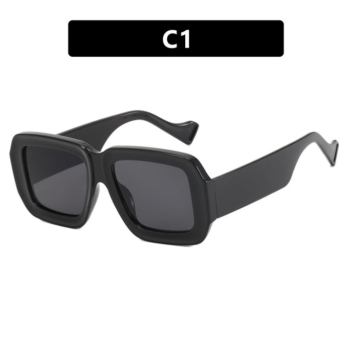 Women's fashionable sunglasses with square design and chic pattern Bowlift