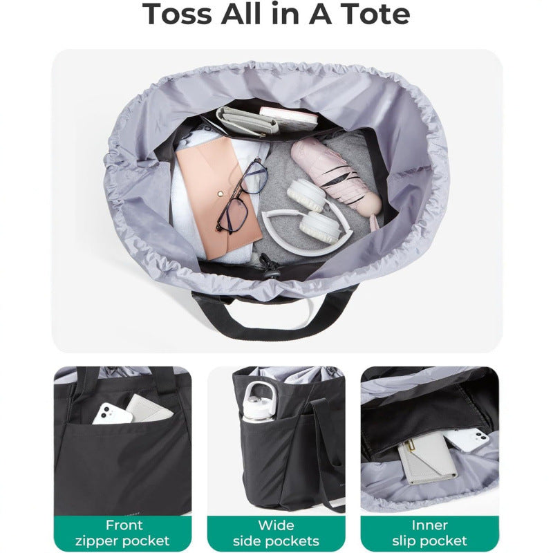 Multifunctional tote bag with practical compartment design Bowlift