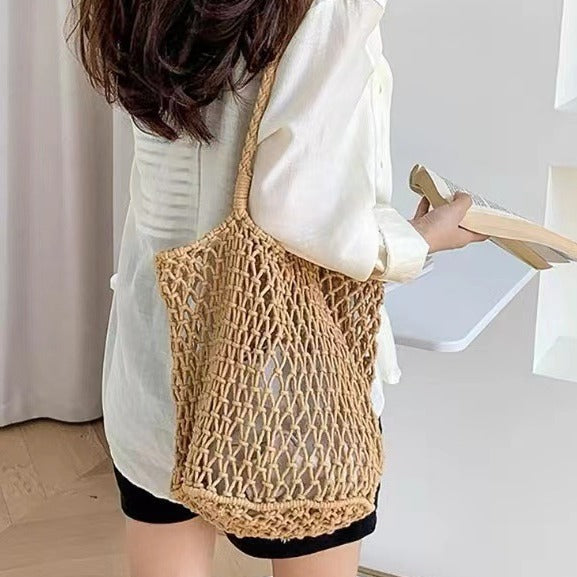 Hand-knotted net bag Bowlift