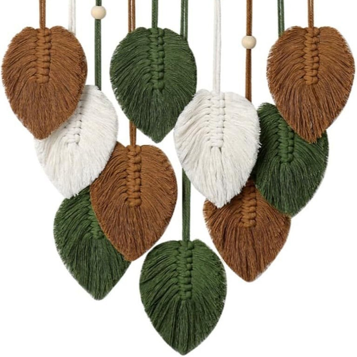 Macrame Leaf Wall Hanging Decor Bowlift 1788942676