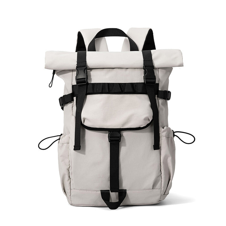 Roll-Top Adventure Backpack with Multiple Compartments Bowlift
