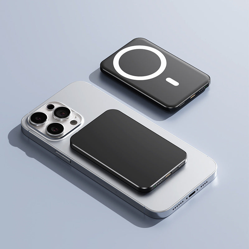 Portable Magnetic Power Bank with High-Speed Charging Bowlift