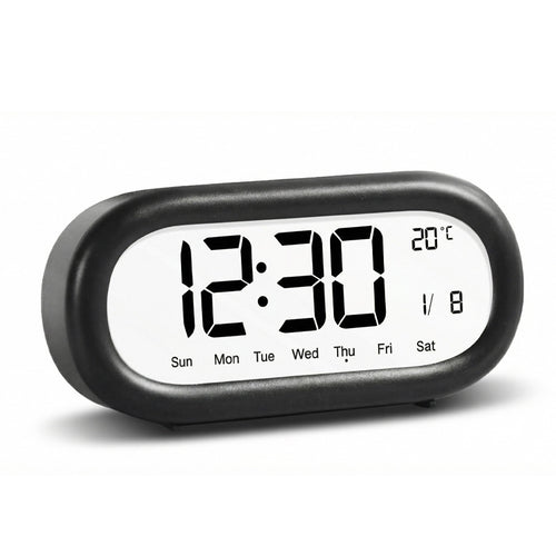 Digital alarm clock with temperature display Bowlift