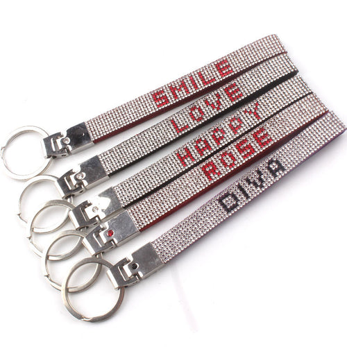 Glamorous Rhinestone Keychain Bowlift
