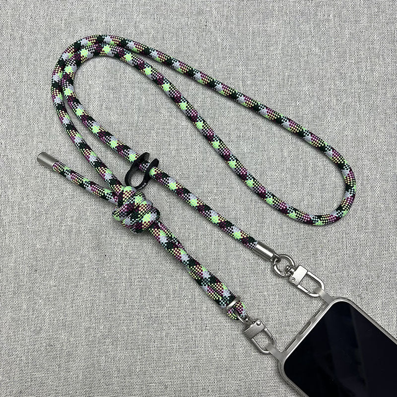Adjustable Phone Lanyard Strap with Metal Clips Bowlift