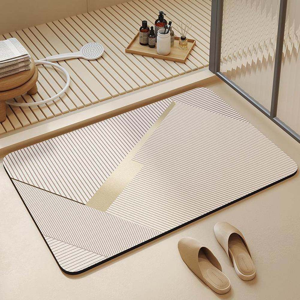 Decorative Oval Bath Mat