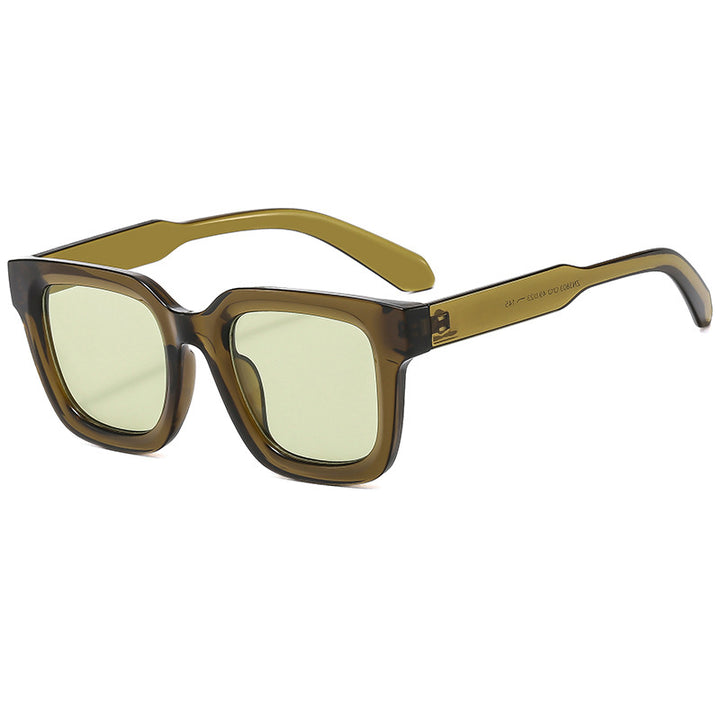 Unisex Chunky Geometric Sunglasses Bowlift