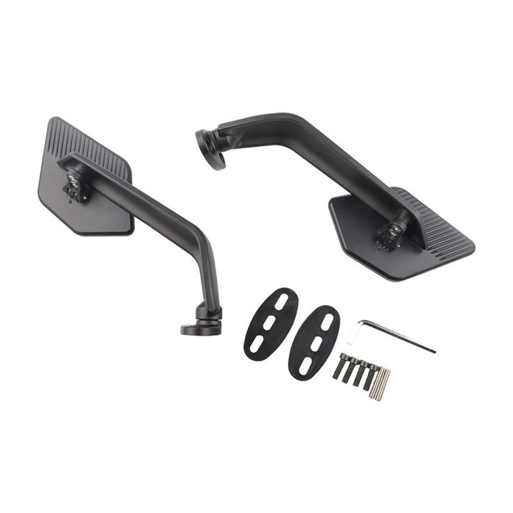 Adjustable Motorcycle Rearview Mirror with Robust Mounting System Bowlift