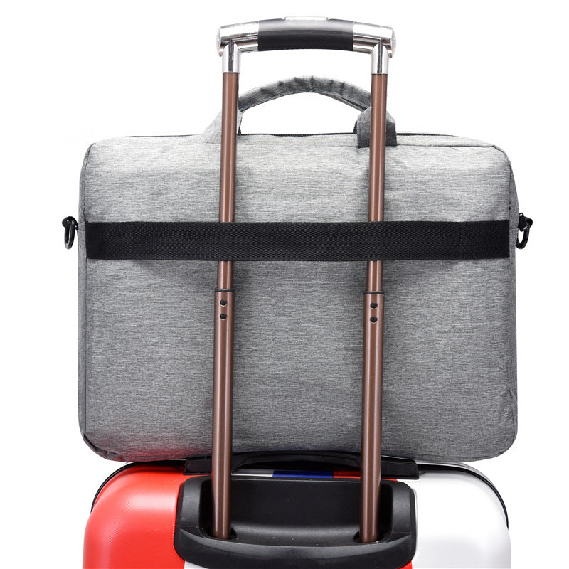 Professional Multi-Pocket Laptop Briefcase Bowlift