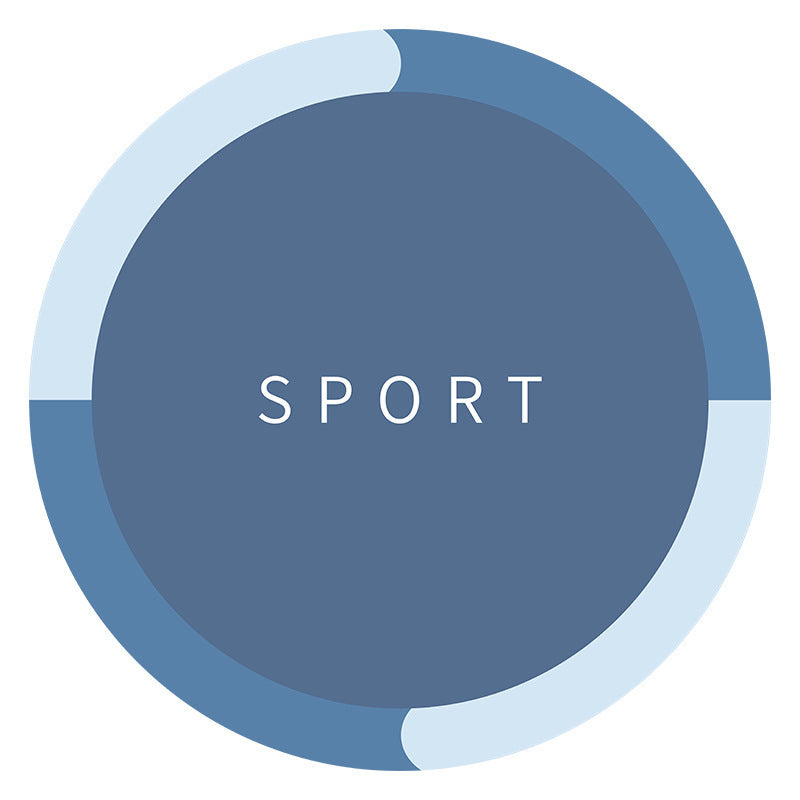 Abstract Sports-Themed Area Mat Bowlift